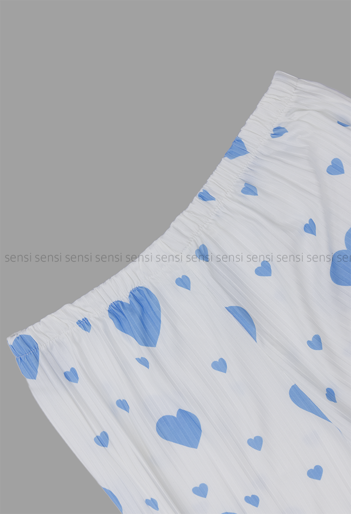 ست تاپ شلوار زنانه کرکره ای کد30000090
